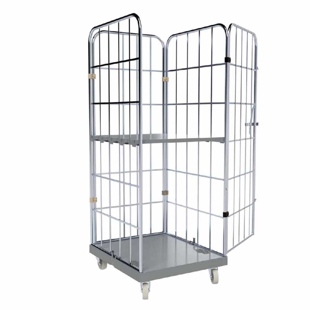 Produktbild ESB Rollbehälter 1650 KU geschlossene Ladefläche grau H 1830 mm bild 4