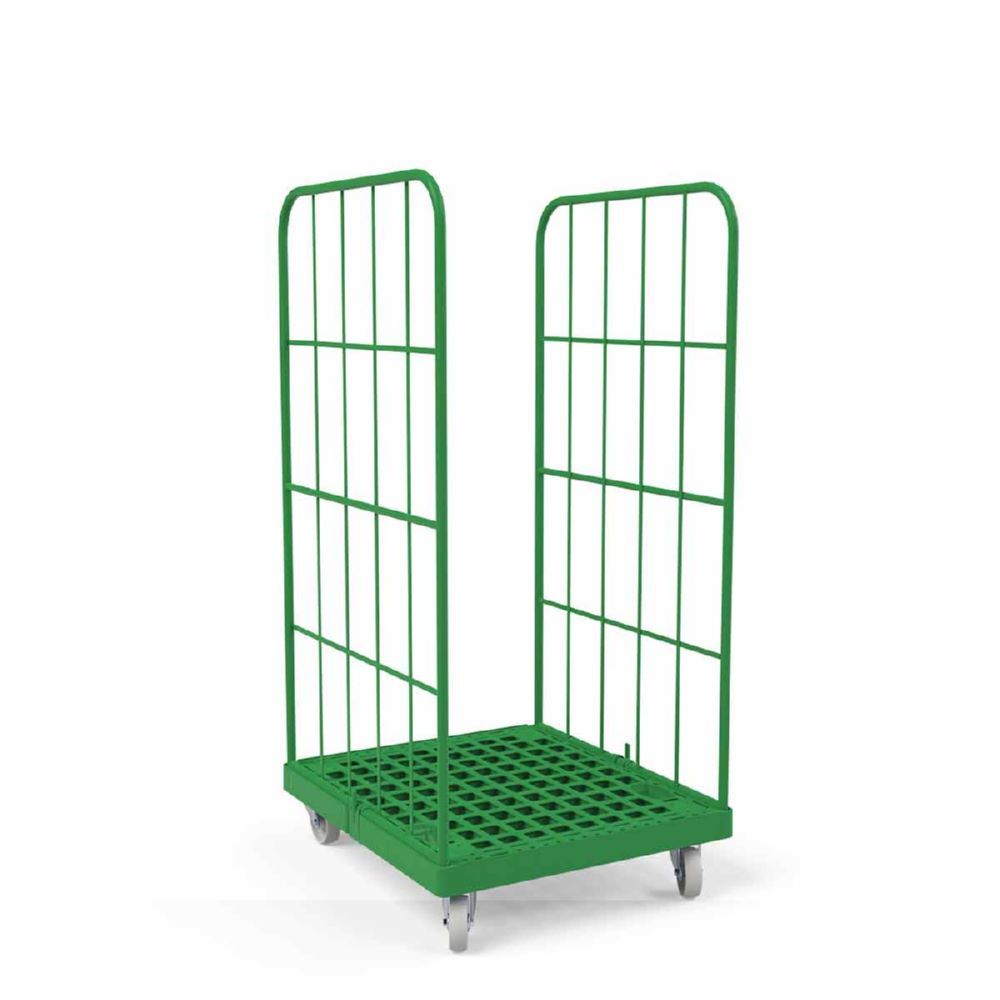 Produktbild ESB Rollbehälter 1350 KU 2 seitig grün 724 x 815 x 1530 mm bild 2