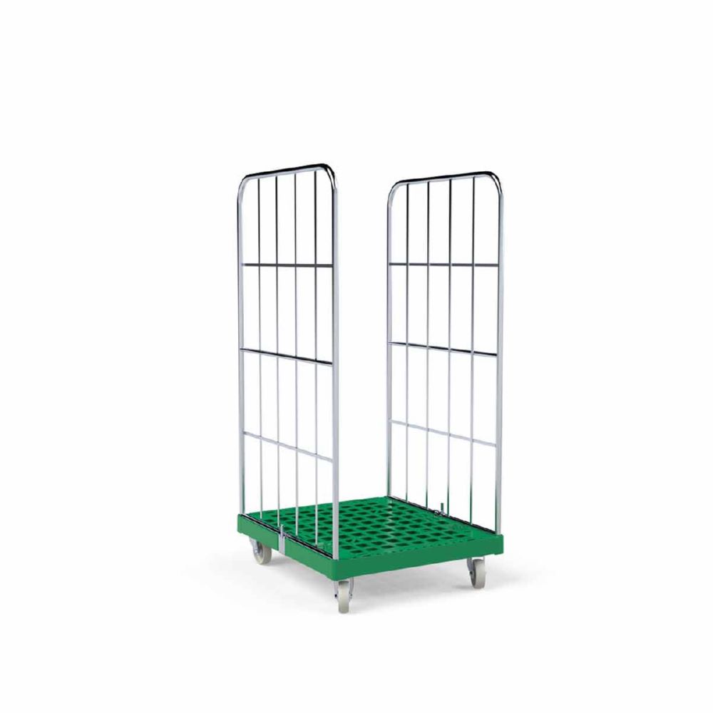 Produktbild ESB Rollbehälter 1350 KU 2 Cr3 seitig grün 724 x 815 x 1530 mm bild 2