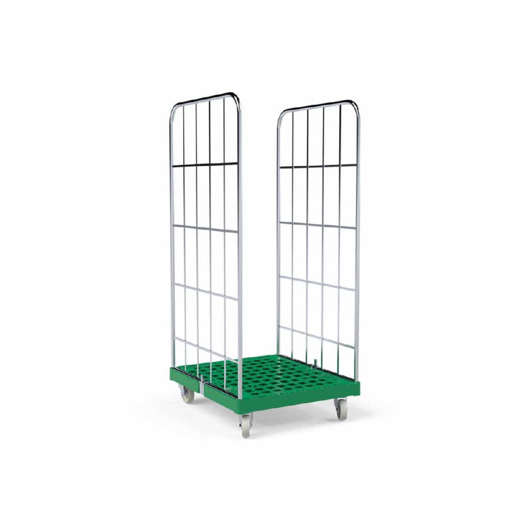 Produktbild ESB Rollbehälter 1460 KU 2 seitig grün 724 x 815 mm bild 2