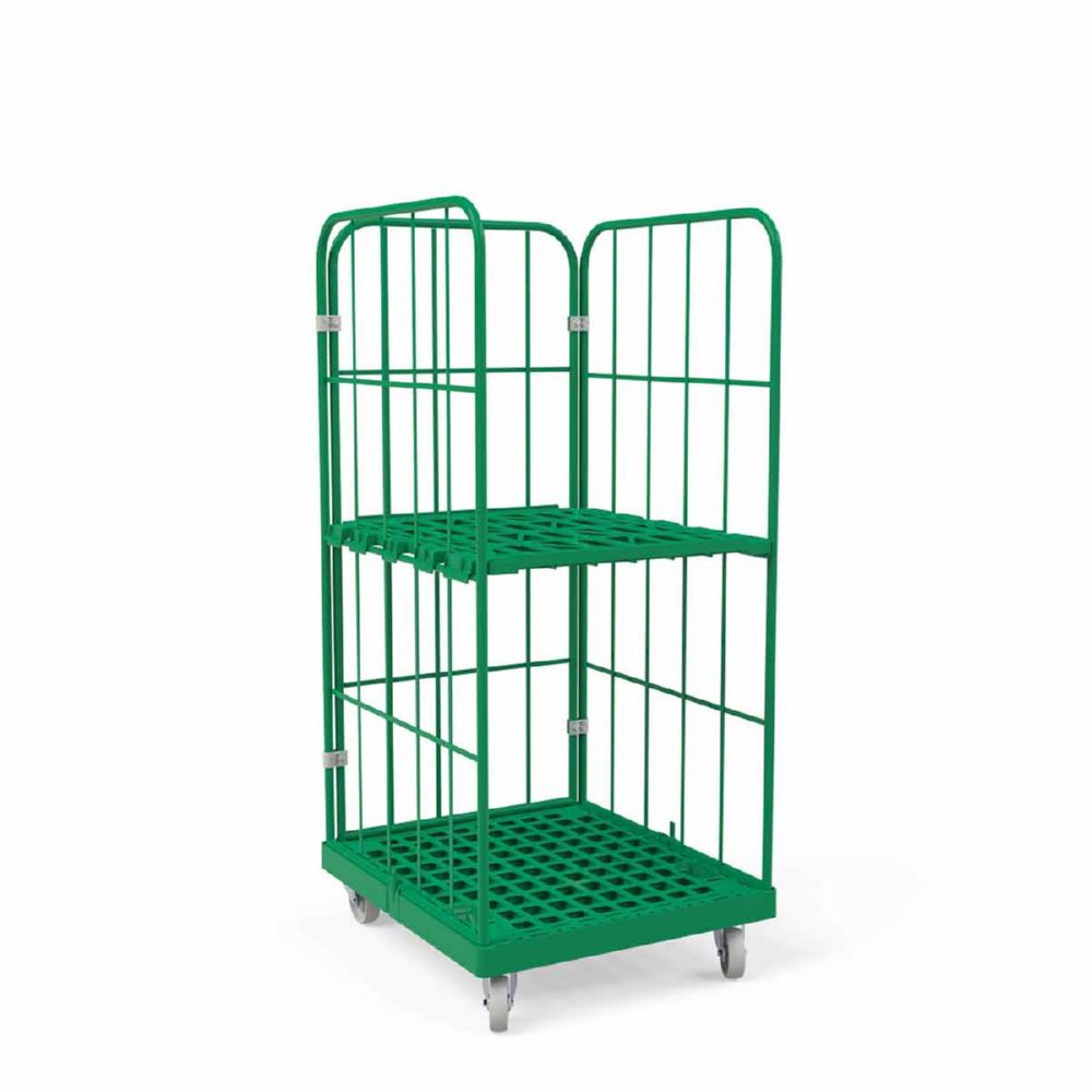 Produktbild ESB Rollbehälter 1450 KU grün Maße 724 x 815 x 1630 mm bild 3