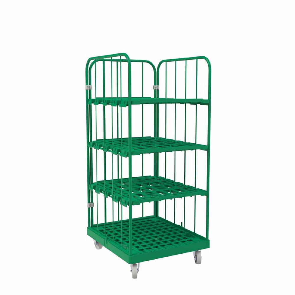 Produktbild ESB Rollbehälter 1450 KU grün Maße 724 x 815 x 1630 mm bild 4