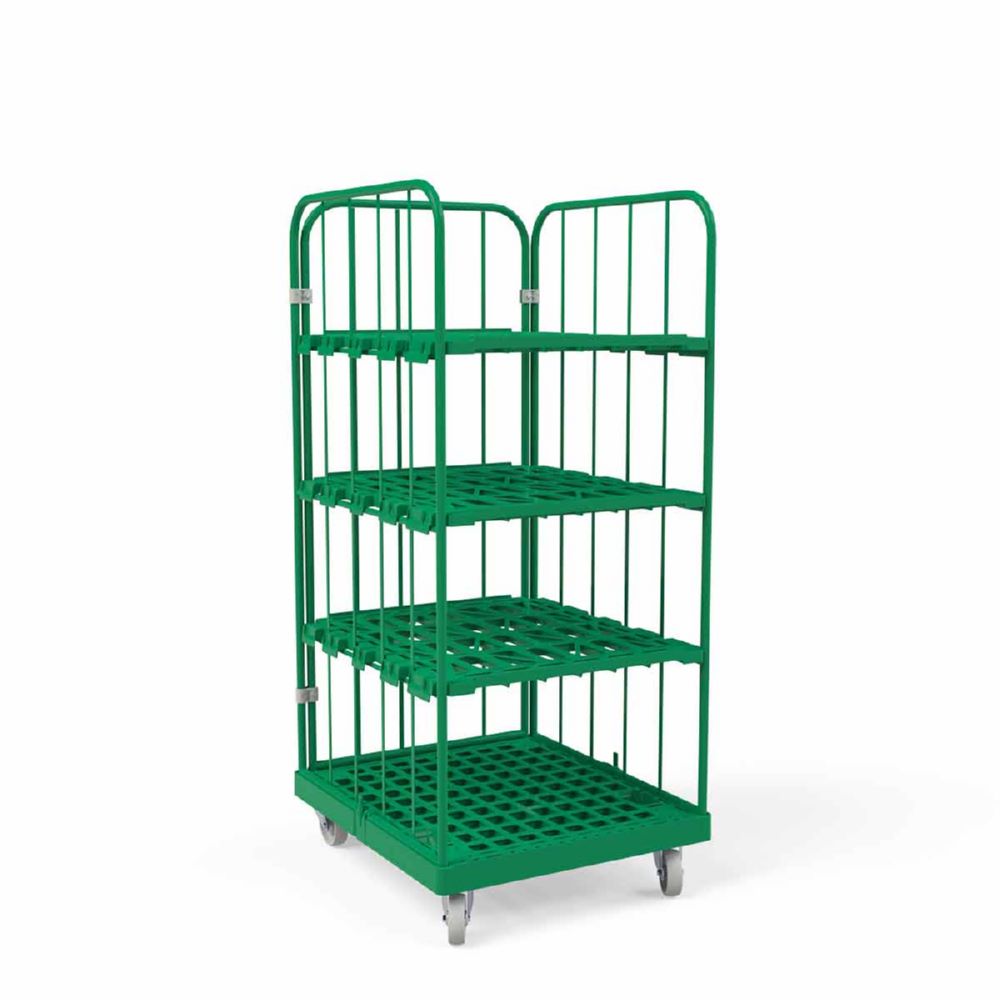 Produktbild ESB Rollbehälter 1450 KU grün Maße 724 x 815 x 1630 mm bild 5