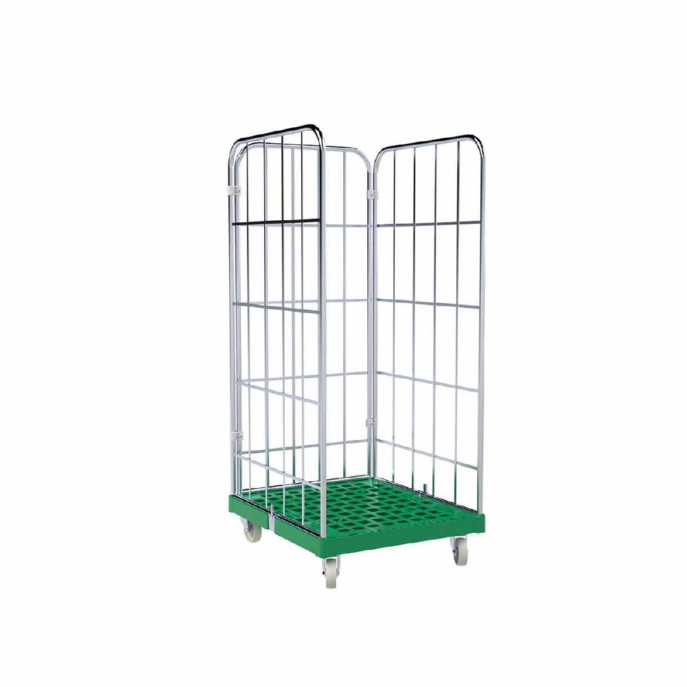 Produktbild ESB Rollbehälter 1460 KU Cr3 grün H 1640 mm