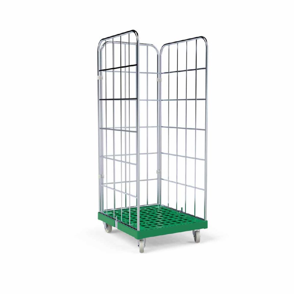 Produktbild ESB Rollbehälter 1650 KU grün Maße 724 x 815 x 1830 mm bild 2