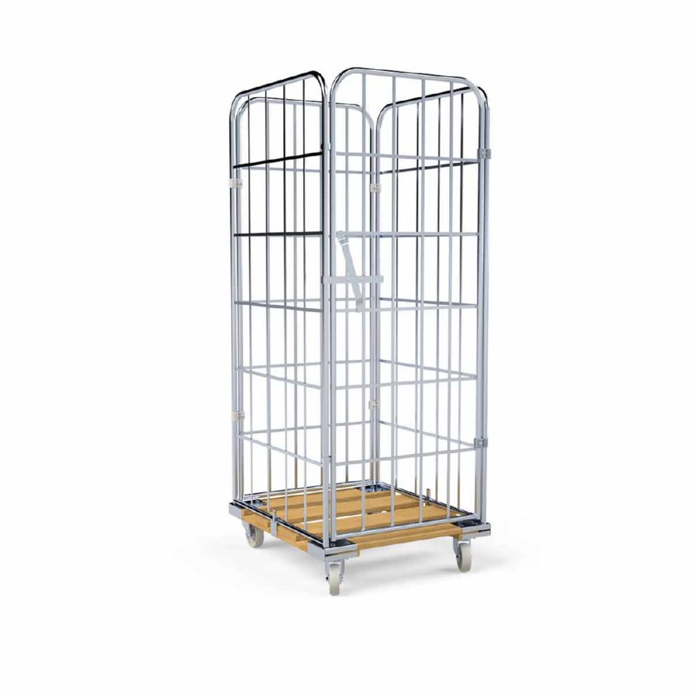 Produktbild ESB Rollbehälter 1650 HO 4 seitig 1 Vorderwand 724 x 810 x 1830 mm bild 2