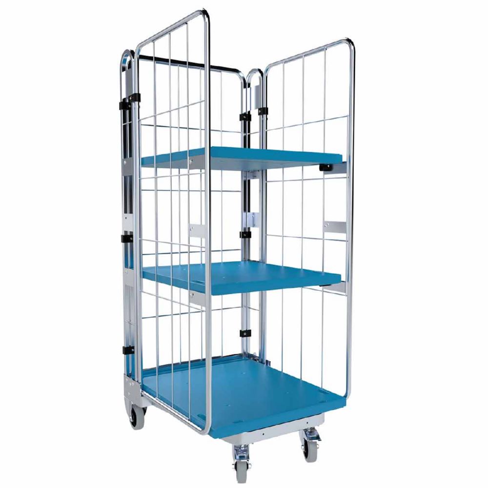 Produktbild ESB Rollbehälter nestbar 1550 KU klappbar H 1770 mm