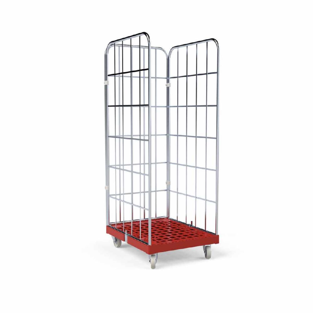 Produktbild ESB Rollbehälter 1650 KU Cr 3 rot 682 x 815 x 1830 mm bild 4