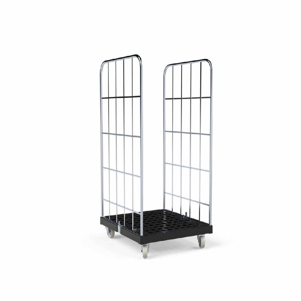 Produktbild ESB Rollbehälter 1460 KU 2 seitig schwarz H 1640 mm bild 2