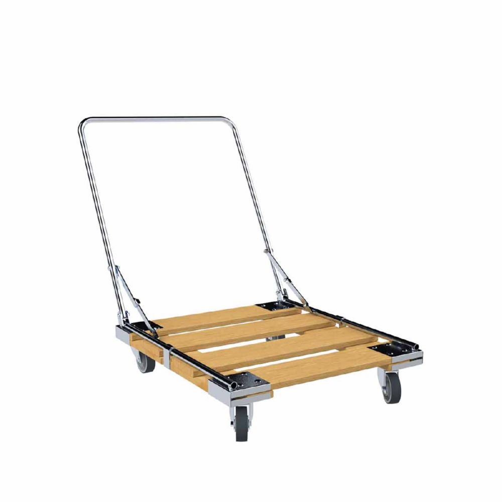 Produktbild ESB Rollplatte HO d100TPE klappbarem Schiebebügel 724 x 810 mm