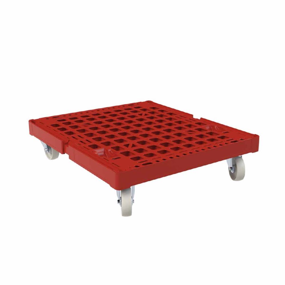 Produktbild ESB Rollplatte KU d108PP rot Maße 724 x 815 x 192 mm