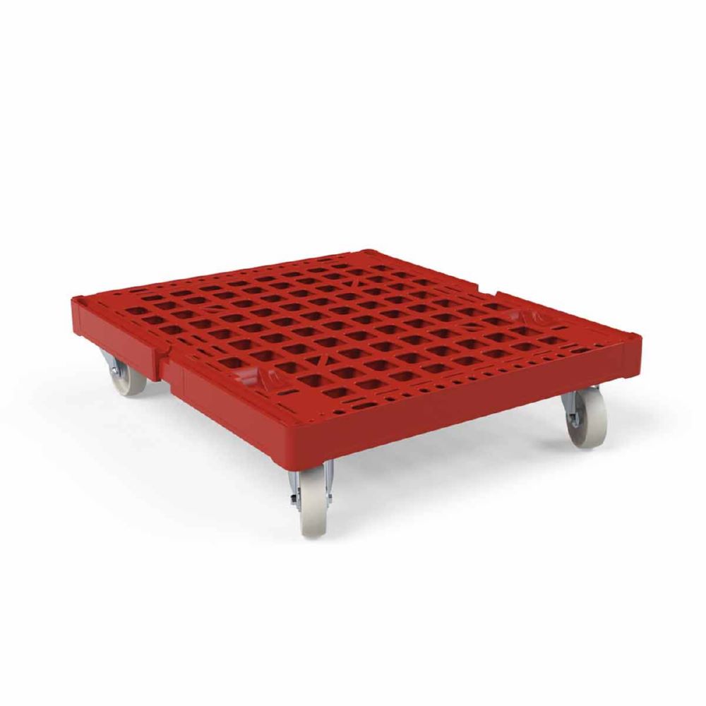 Produktbild ESB Rollplatte KU d108PP rot Maße 724 x 815 x 192 mm bild 4