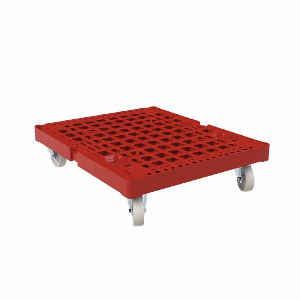 Produktbild ESB Rollplatte KU d108PP rot Maße 682 x 815 x 192 mm