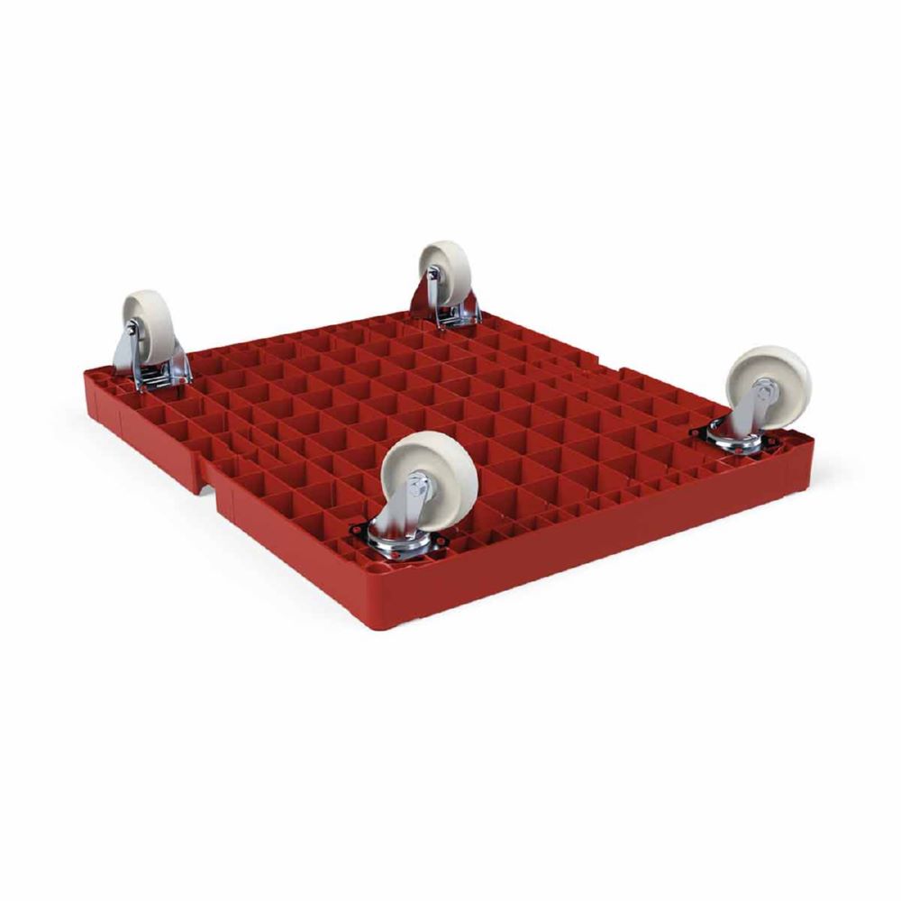 Produktbild ESB Rollplatte KU d108PP rot Maße 682 x 815 x 192 mm bild 3