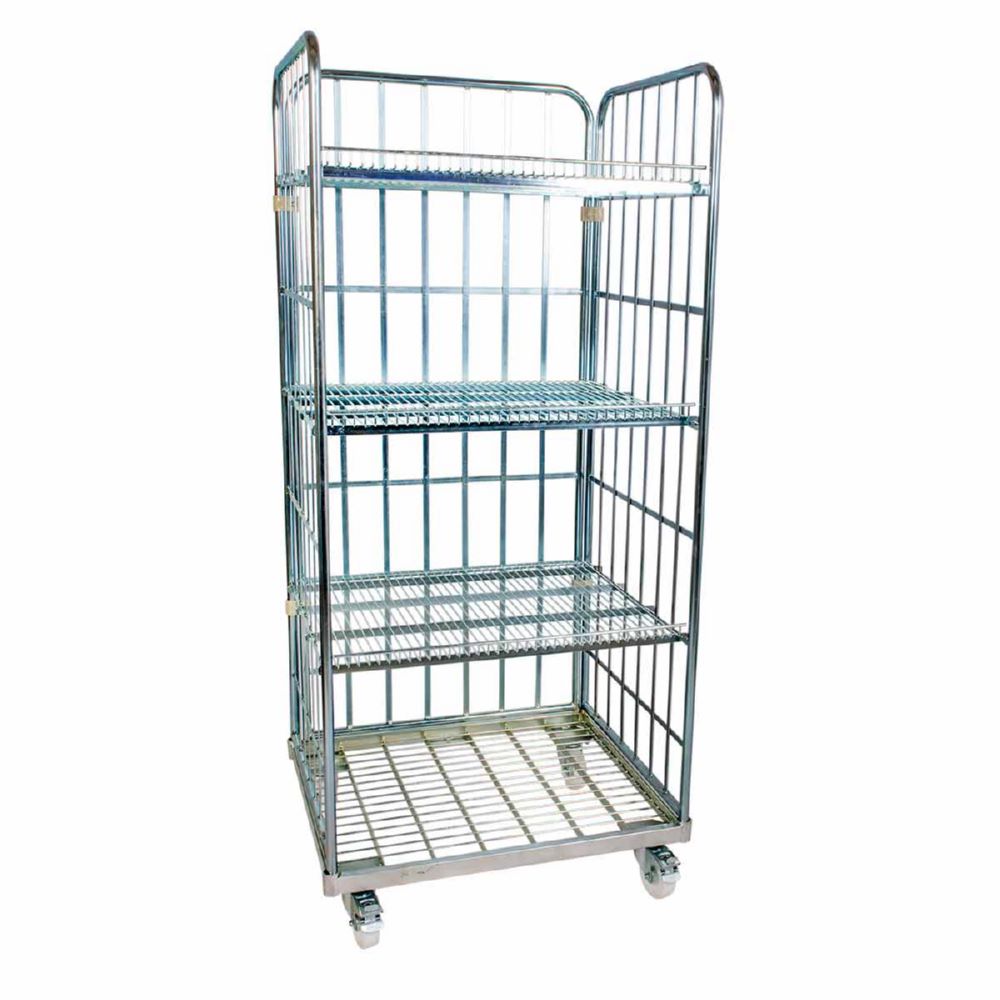 Produktbild ESB Rollregal mit Gitter 1600 ME 3 seitig H 1790 mm