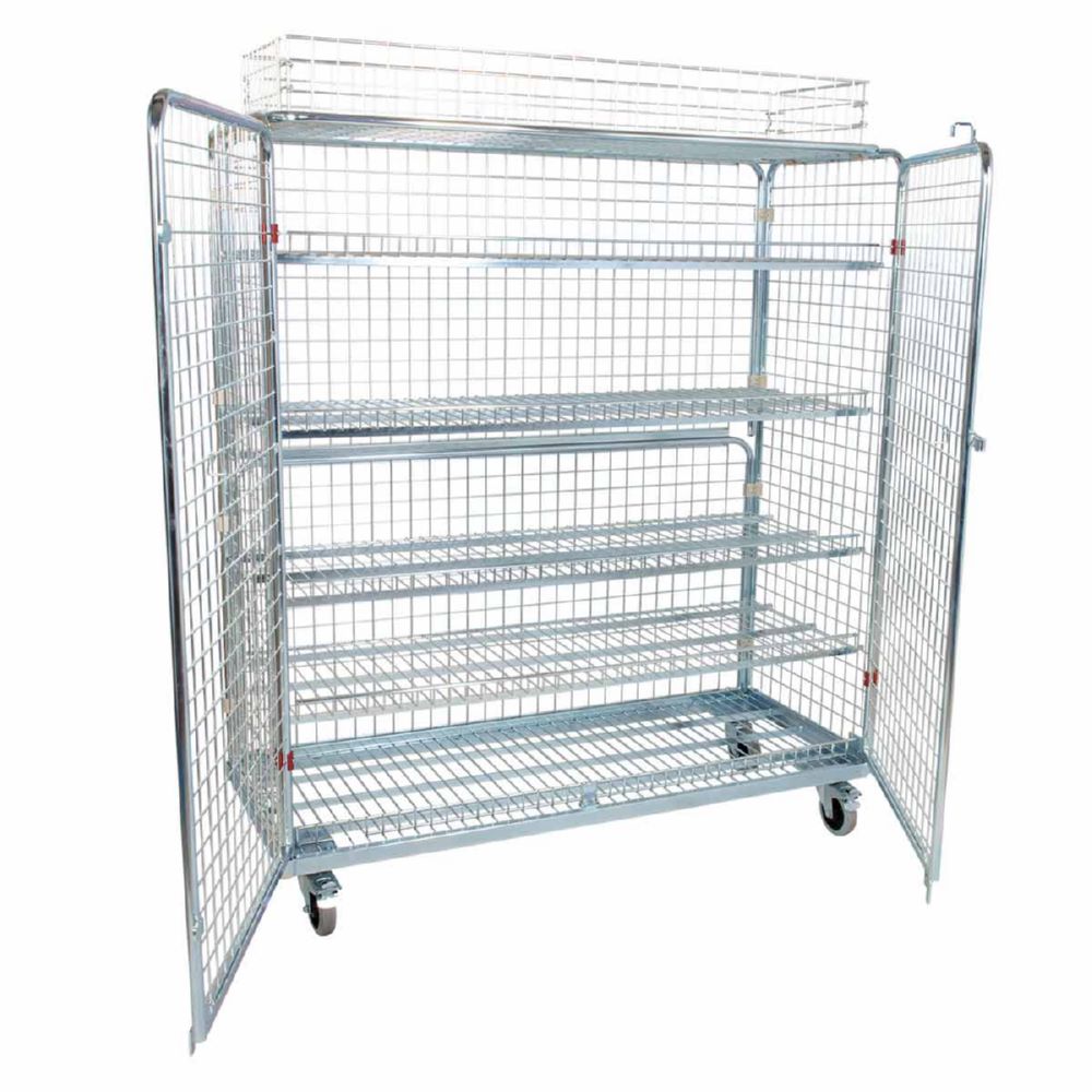 Produktbild ESB Stahlrollbehälter ADB 1500 4 Zwischenböden H 1850 mm bild 2