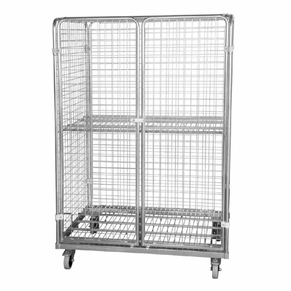 Produktbild ESB Stahlrollbehälter ADB 1600 Cr3 2 Türen 1200 x 800 x 1820 mm