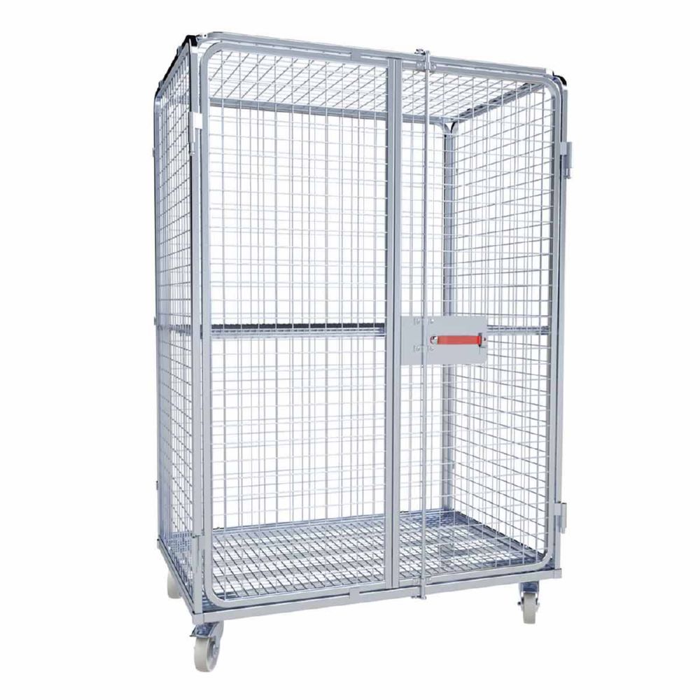 Produktbild ESB Stahlrollbehälter ADB 1600 1 Zwischenboden 1200 x 800 x 1820 mm