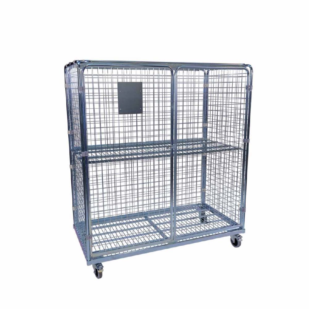 Produktbild ESB Stahlrollbehälter ADB 1600 2 Flügeltüren Maße 1600 x 800 x 1820 mm bild 3