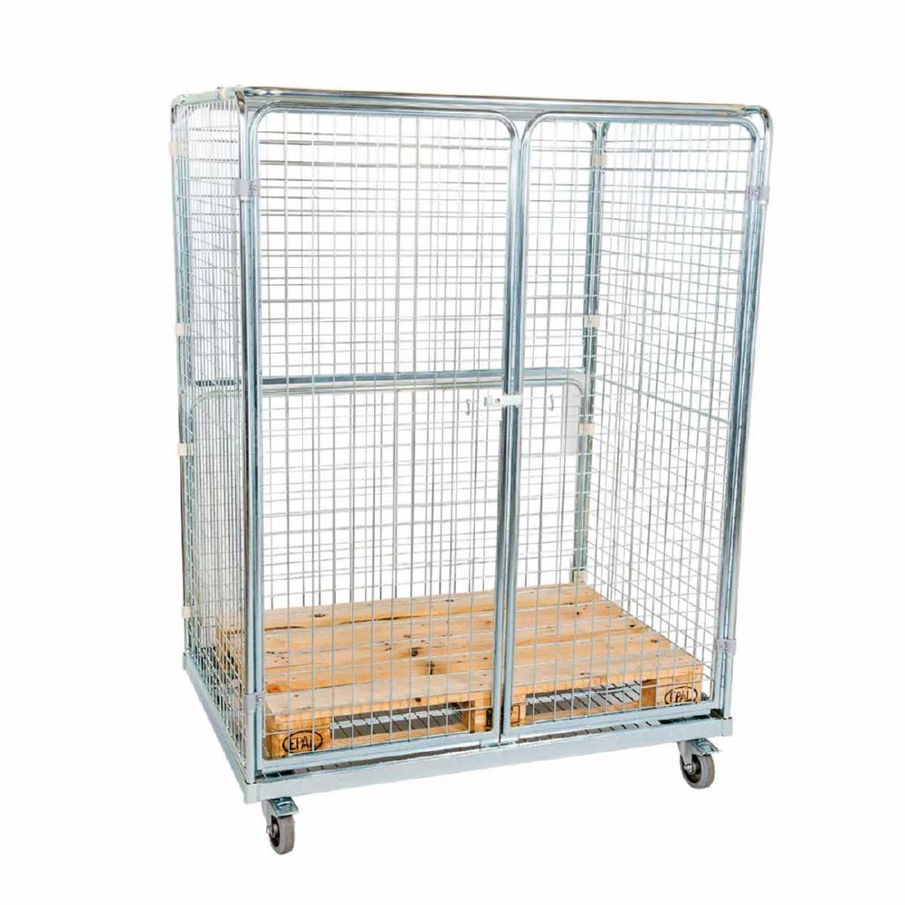 Produktbild ESB Stahlrollbehälter ADB 1600 5 seitig 1350 x 950 x 1820 mm bild 2