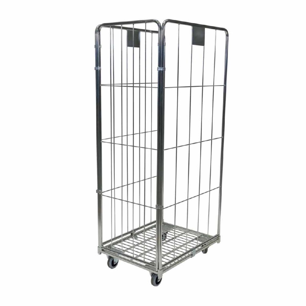 Produktbild ESB Stahlrollbehälter 1650 3 Seiten 600 x 800 x 1800 mm bild 3