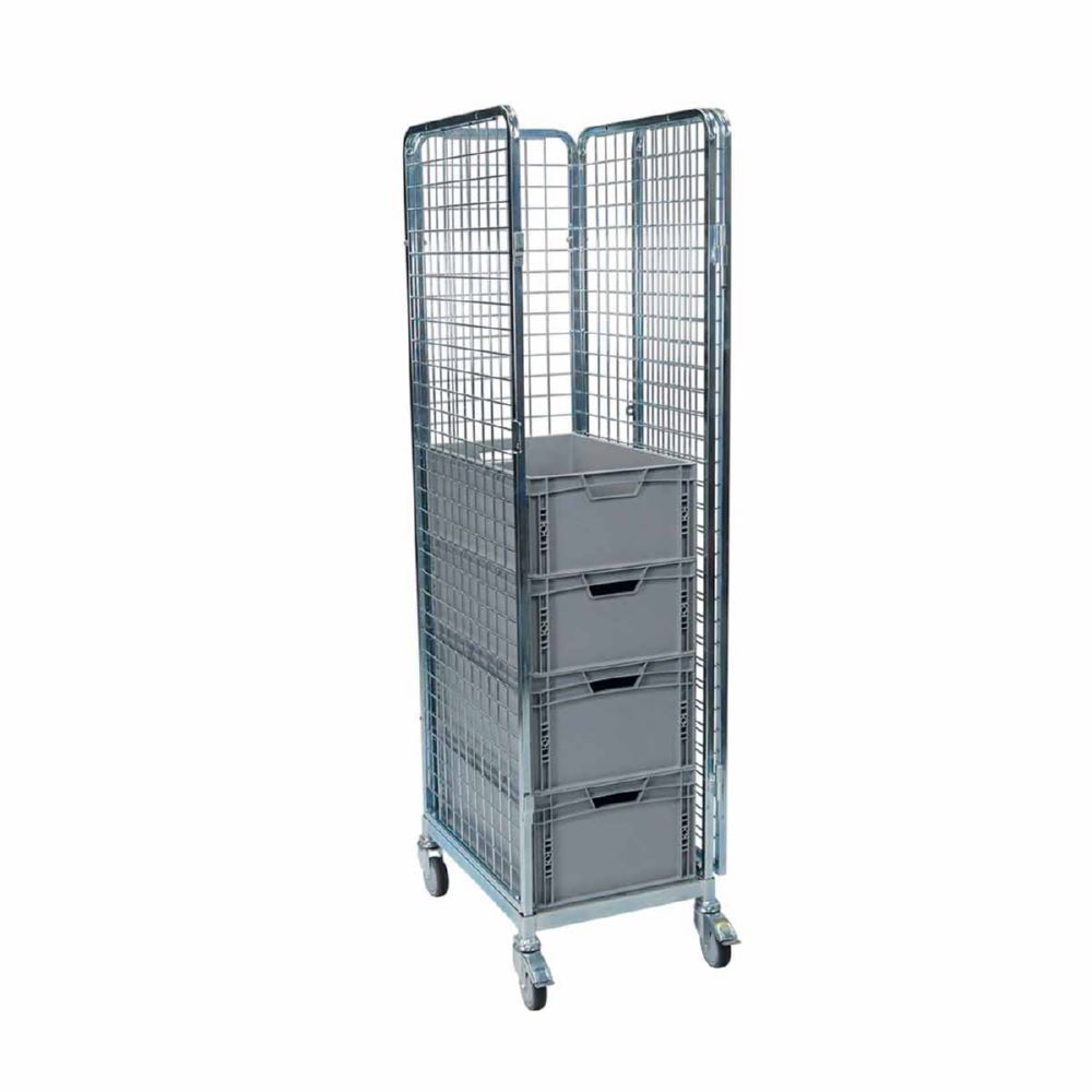 Produktbild ESB Stahlrollbehälter 1665 mit 1 Tür 500 x 680 x 1860 mm bild 4