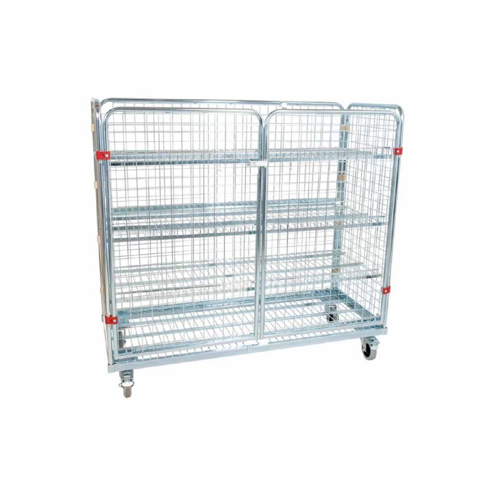 Produktbild ESB Stahlrollbehälter 1200 2 Flügeltüren 1500 x 620 x 1400 mm bild 2