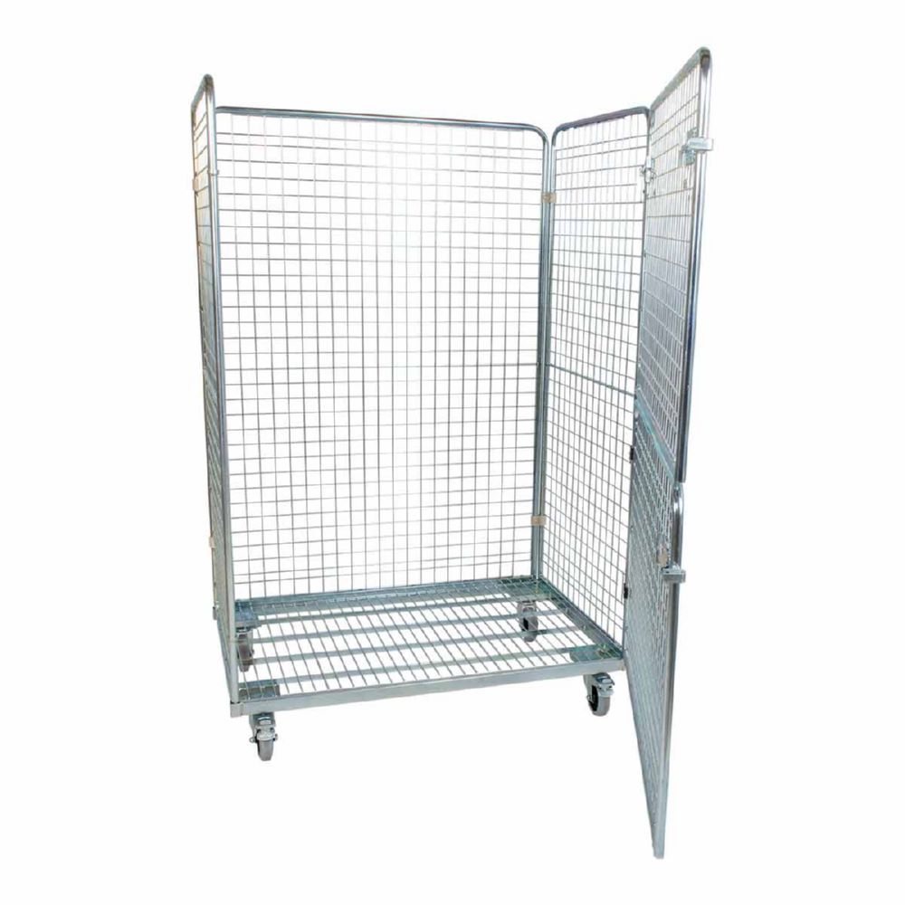 Produktbild ESB Stahlrollbehälter 1600 klappbare Vorderwand 1200 x 800 x 1820 mm bild 4