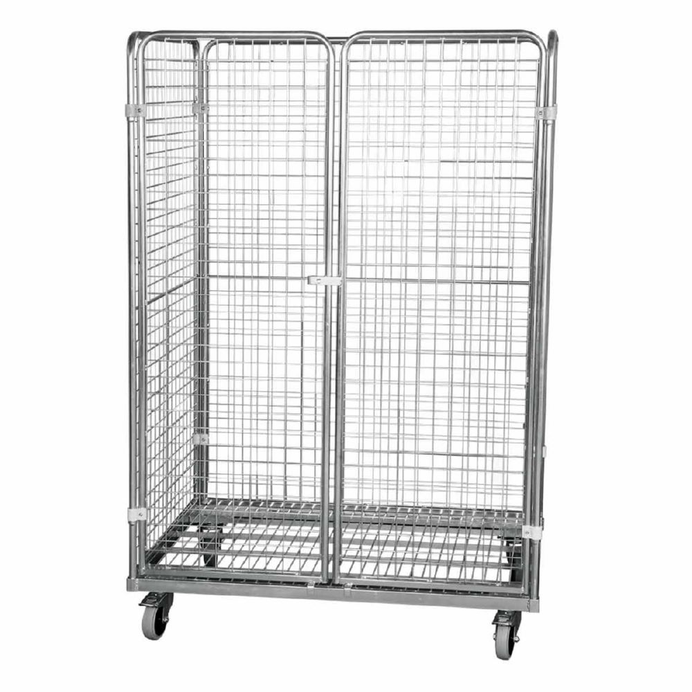 Produktbild ESB Stahlrollbehälter 1600 mit 2 Flügeltüren 1200 x 800 x 1820 mm