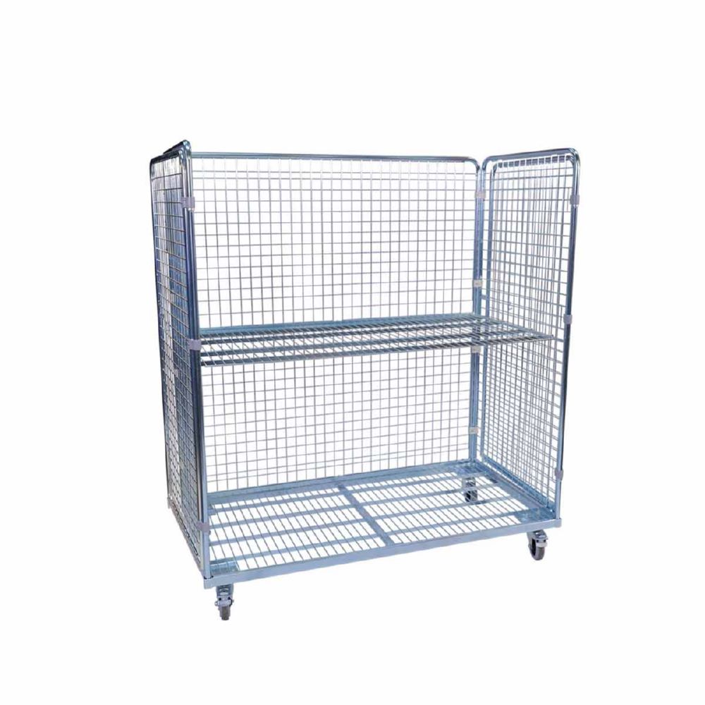 Produktbild ESB Stahlrollbehälter 1600 2 Flügeltüren 4 seitig H 1820 mm bild 4