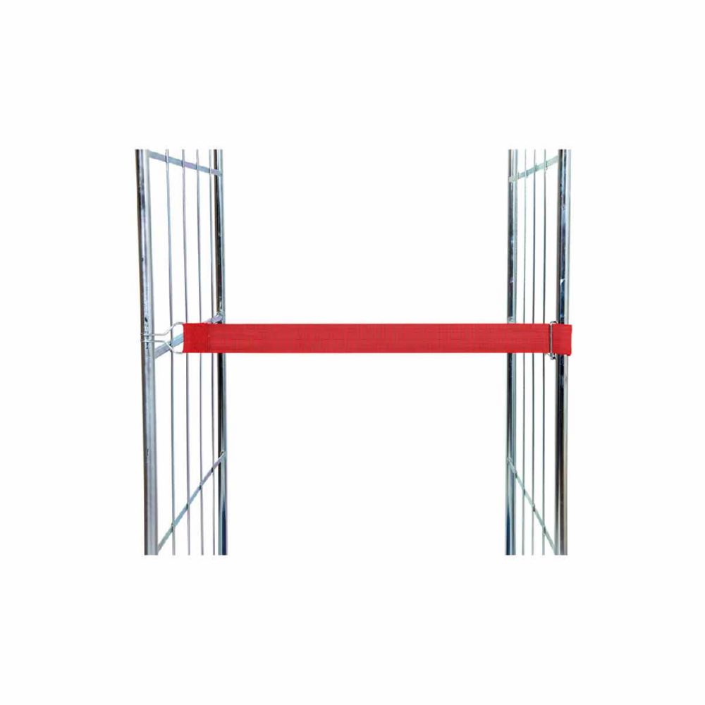 Produktbild ESB Textilspannband mit Elastik 1 Klemmschloss 1 Drahthaken in rot