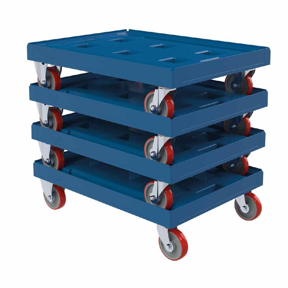 Produktbild ESB Transportroller KU offen blau 814 x 612 x 225 mm bild 2