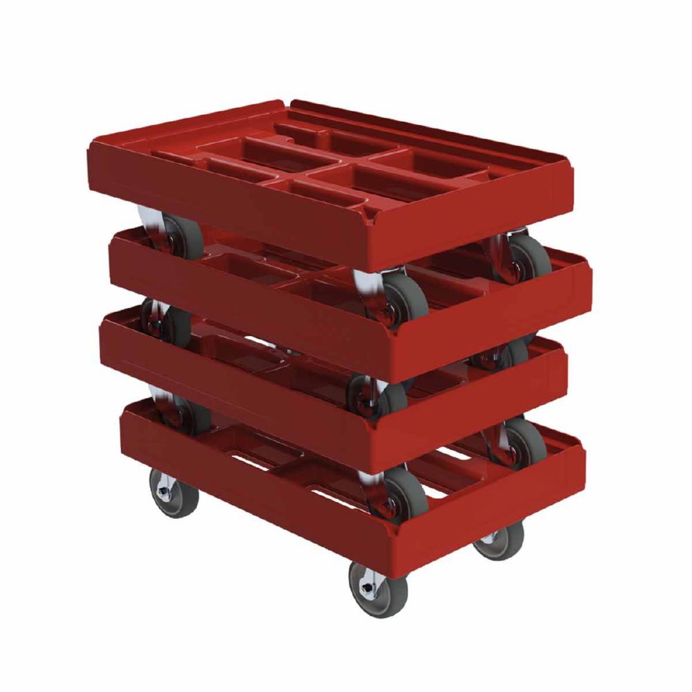 Produktbild ESB Transportroller KU rot Maße 410 x 610 x 196 mm bild 3