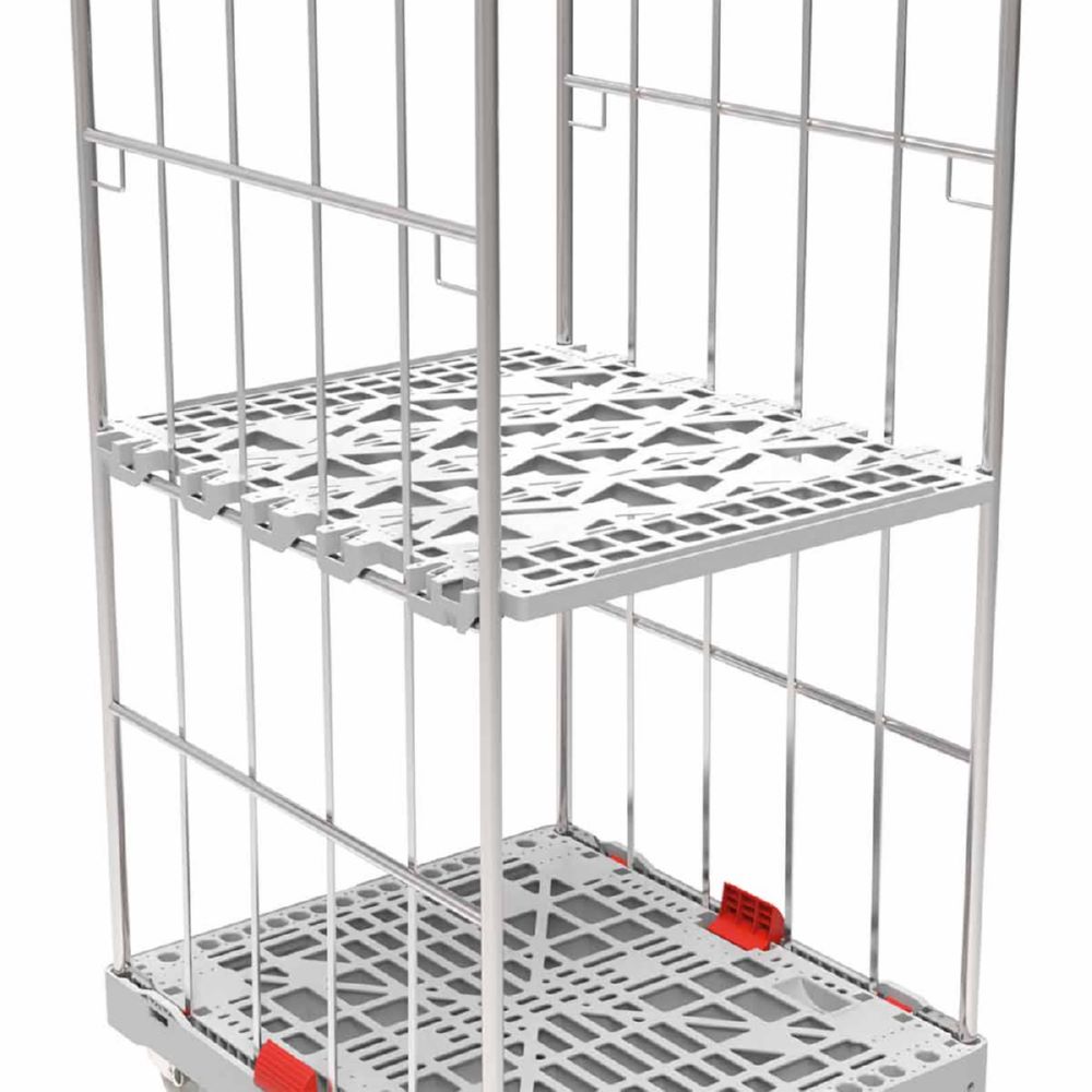 Produktbild ESB Zwischenboden KU für Rollbehälter grau 717 x 808 x 25 mm