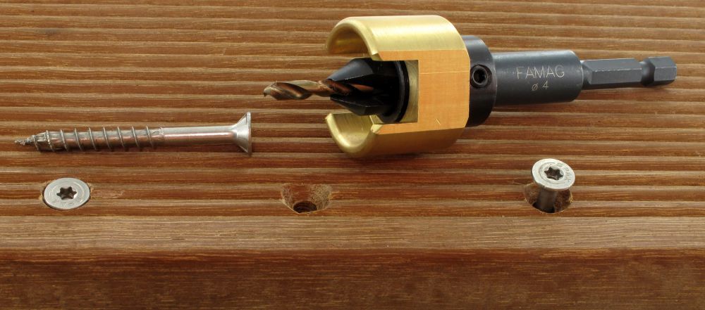 Produktbild Famag Bohrer Senker Satz inklusive Tiefenanschlag Durchmesser 4.0mm 