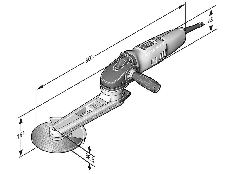 Produktbild Fein Kehlnahtschleifer KS 10-38 E - Set 800 W bild 6