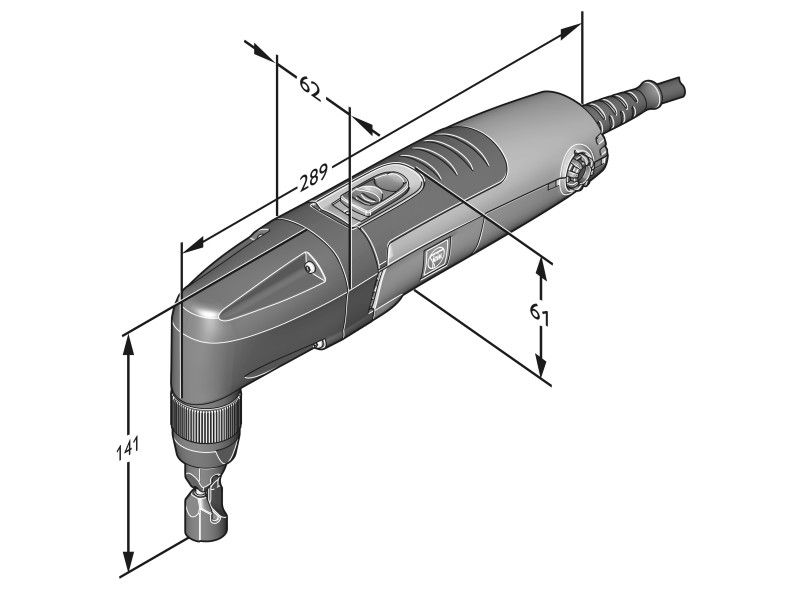 Produktbild Fein Knabber bis 1,3 mm BLK 1.3 CSE 350 W bild 2