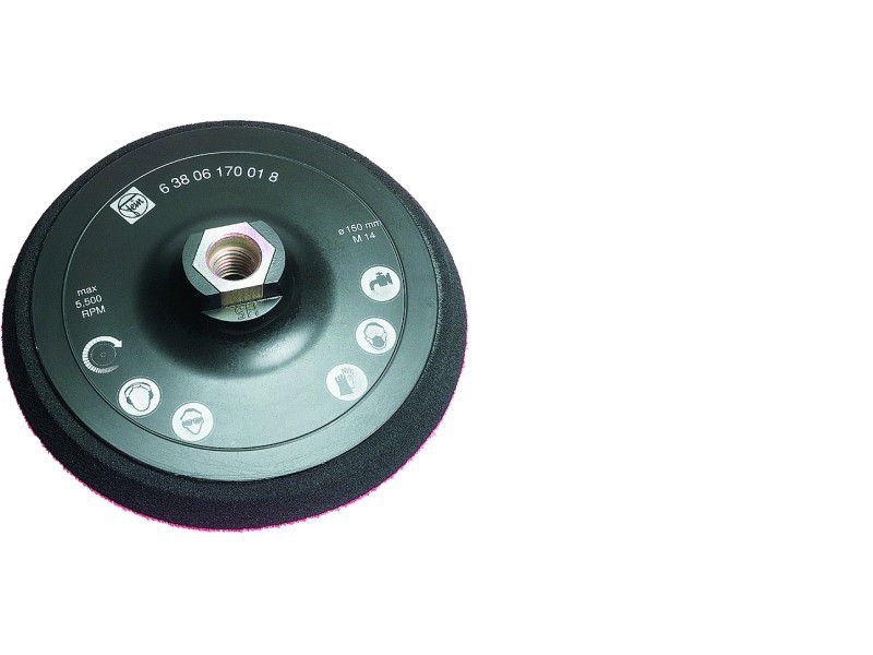 Produktbild Fein Stützteller Länge 200 mm mit Klettenhaftteil M 1