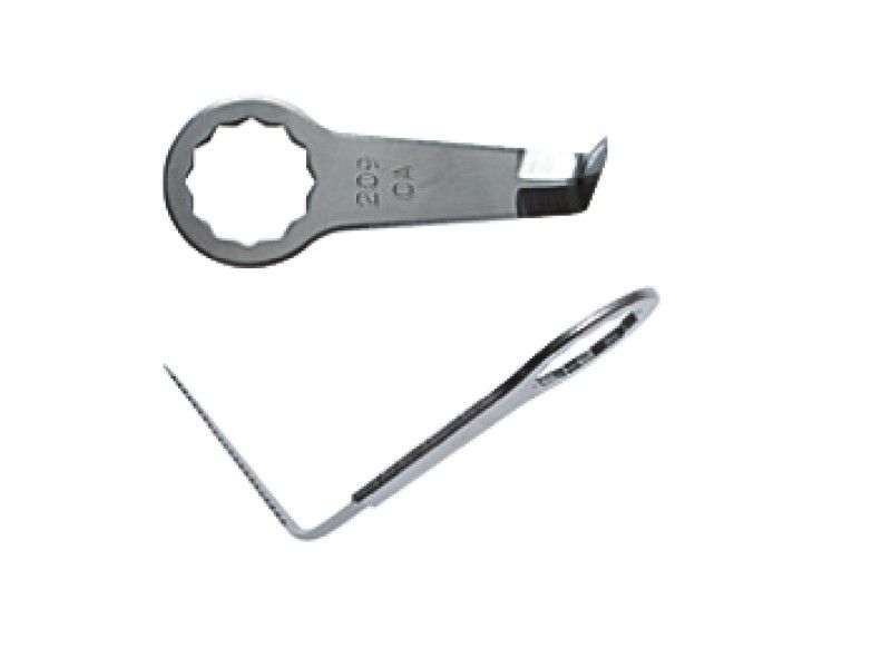 Produktbild Fein Schneidmesser L Form verzahnt 38 mm Pack mit 2 Stück