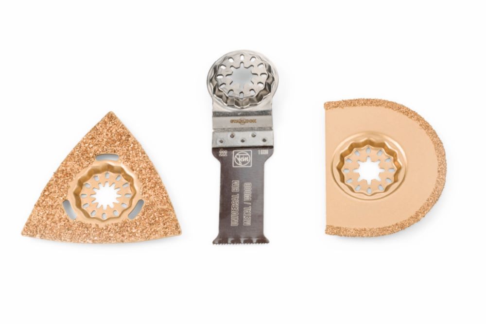 Produktbild Fein Elektrowerkzeuge Sanitär Set Combo Starlock Tile Working Aufnahme SL für Multitool