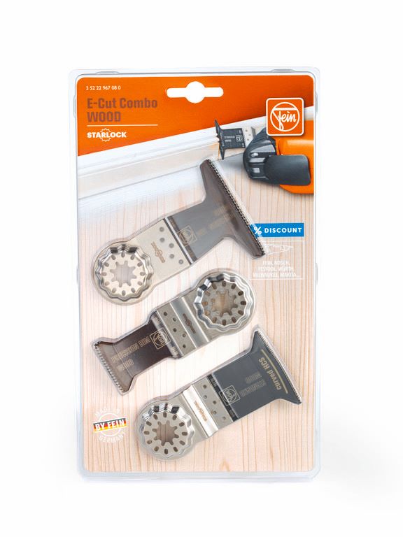 Produktbild Fein Elektowerkzeuge Tauchsägeblätter E-Cut Combo Starlock Wood Aufnahme SL für Multitool bild 2