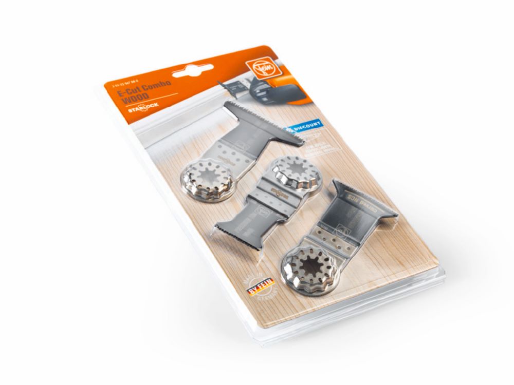 Produktbild Fein Elektowerkzeuge Tauchsägeblätter E-Cut Combo Starlock Wood Aufnahme SL für Multitool bild 3