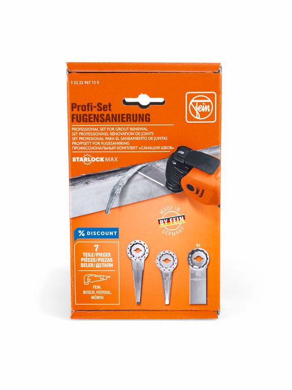Produktbild Fein Elektowerkzeuge Profi Set StarlockMax Fugensanierung Aufnahme SLM für Multitool bild 2