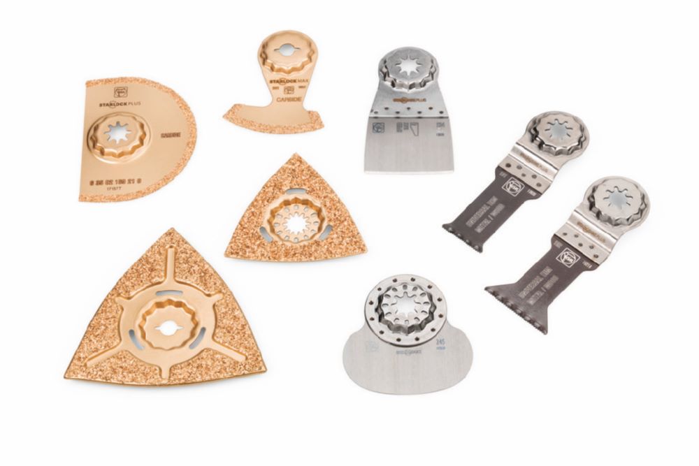 Produktbild Fein Elektrowerkzeuge Profi Set StarlockMax Sanitär Aufnahme SLM für Multitool