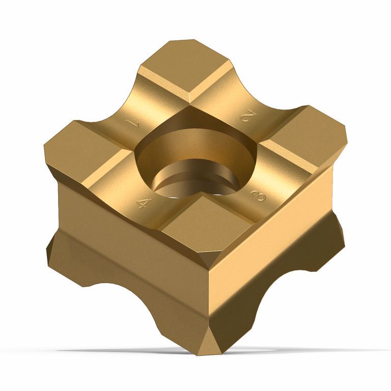 Produktbild Fein Elektrowerkzeuge Wendeschneidplatte KX Radius 3 mm für Edelstahl