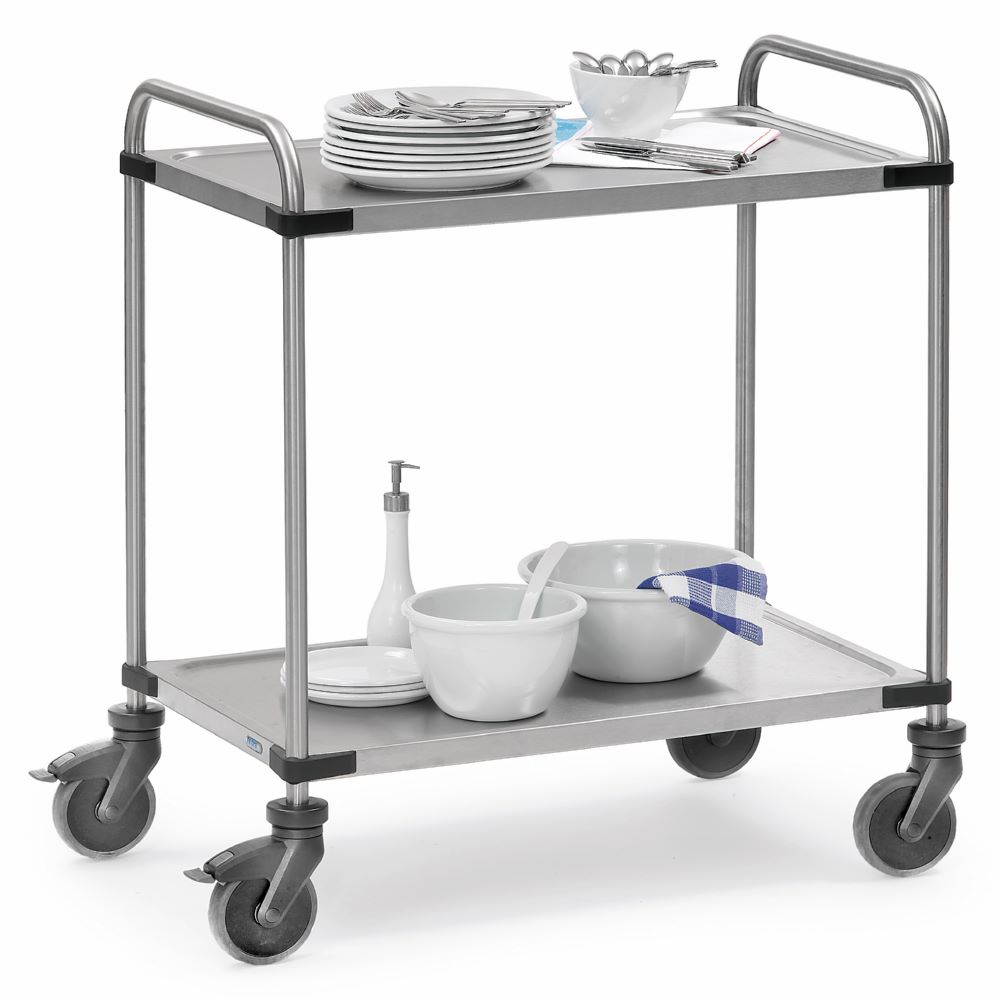 Produktbild Fetra Edelstahlwagen 5001 Maße 570 x 950 x 870 mm bild 2