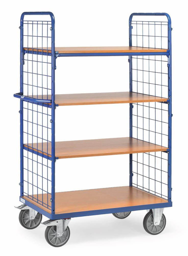 Produktbild Fetra Etagenwagen 8411 Maße 609 x 1800 x 1169 mm RAL5007