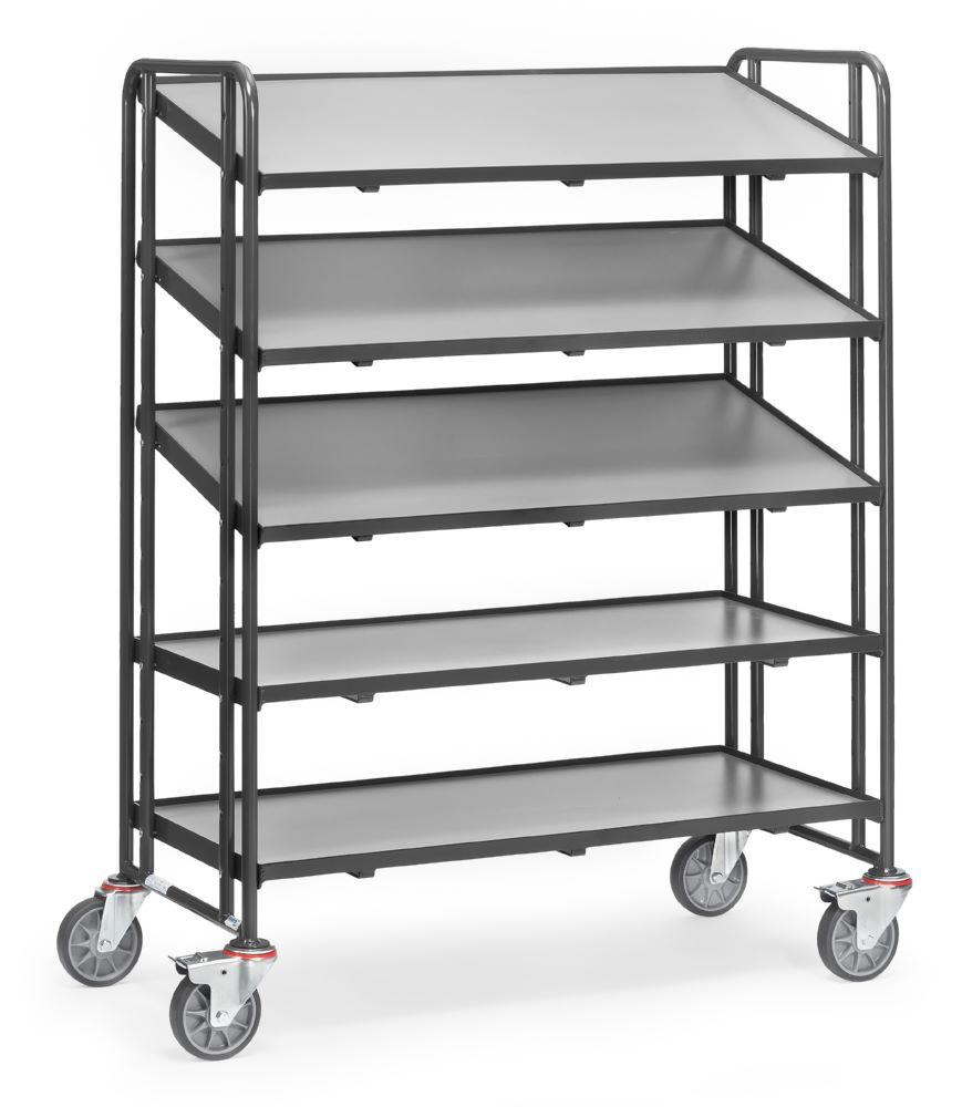 Produktbild Fetra Eurokastenwagen mit 5 Böden 685 x 1686 x 1372 mm bild 1