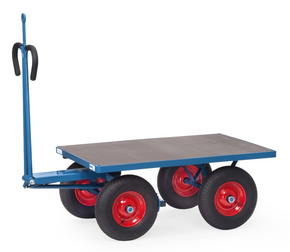 Produktbild Fetra Handpritschenwagen 6404LZ mit Zugöse blau RAL 5007