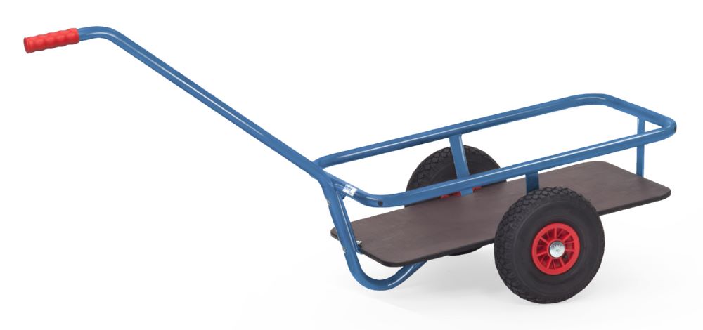 Produktbild Fetra Handwagen 4091 blau RAL 5007 Vollgummiräder